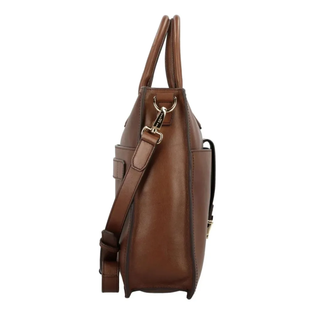 Laptop Tasker<The Bridge Klassisk Læder Messenger Taske Unisex Brun