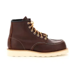 Støvler^Red Wing Shoes Klassisk Moc Toe Briar Oil Slick Støvler Brun