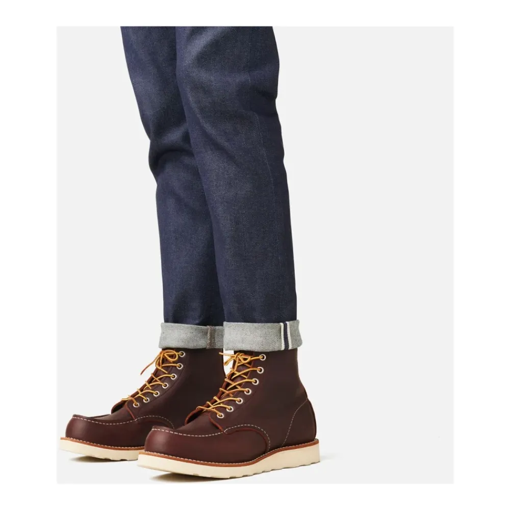 Støvler^Red Wing Shoes Klassisk Moc Toe Briar Oil Slick Støvler Brun