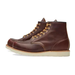 Støvler^Red Wing Shoes Klassisk Moc Toe Briar Oil Slick Støvler Brun
