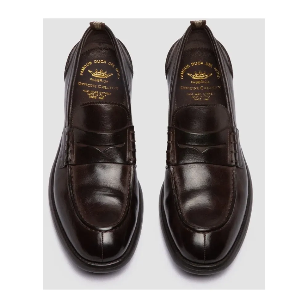Loafers^Officine Creative Klassisk Mokkasin Sko Brun