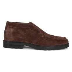 Støvler^Santoni Klassisk Suede Chukka Støvle Brun