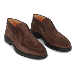 Støvler^Santoni Klassisk Suede Chukka Støvle Brun