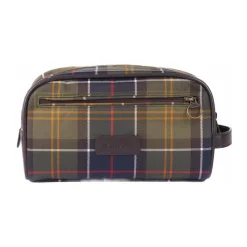 Toilettasker<Barbour Klassisk Tartan Toilettaske Stilfuldt Design Grøn