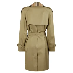 Frakker^Burberry Klassisk Trenchcoat med Revers Grøn