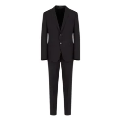 Jakkesæt<Emporio Armani Klassisk ulddragt Sort
