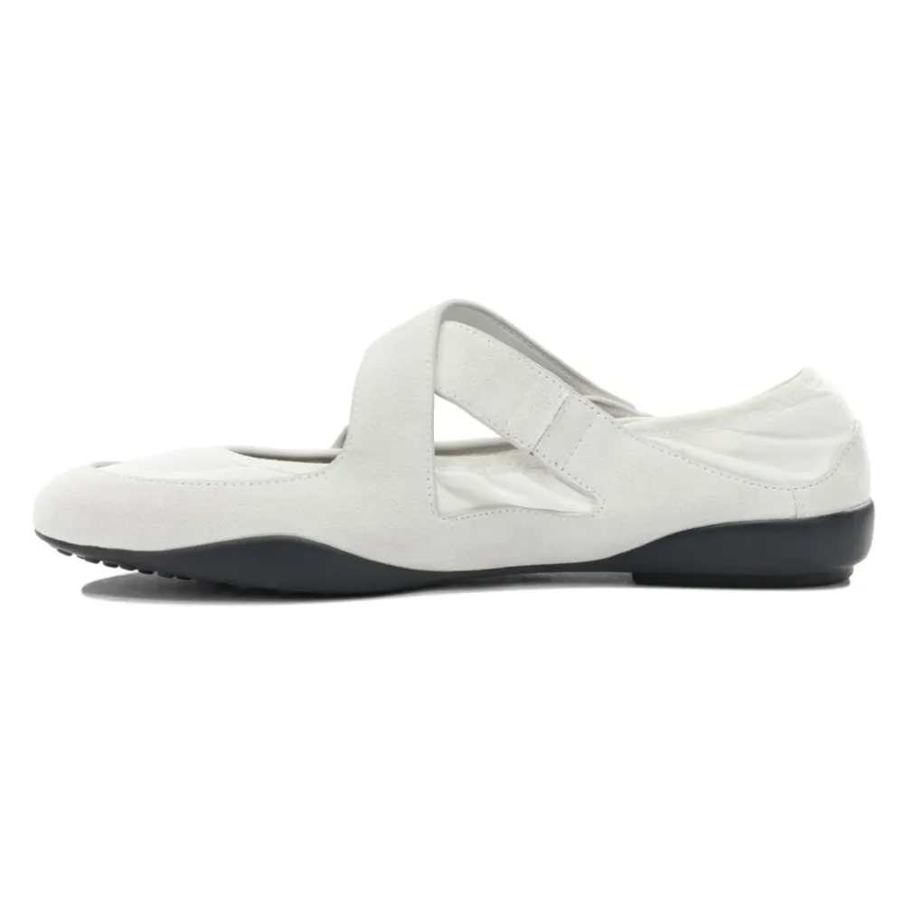 Hjemmesko<Tory Burch Klassiske Ballerinaer Hvid