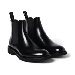 Chelsea Boots^Doucal's Klassiske Chelsea Læderstøvler Sort