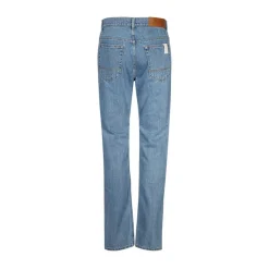 Jeans<Lanvin Klassiske Denim Jeans med Metal Detaljer Blå