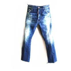 Jeans^Dsquared2 Klassiske Denim Jeans til Mænd Blå