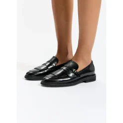 Loafers^Cesare Gaspari Klassiske frynsemokkasiner Sort