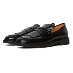 Loafers^Cesare Gaspari Klassiske frynsemokkasiner Sort
