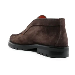 Støvler<Santoni Klassiske Suede Ørkenstøvler Brun