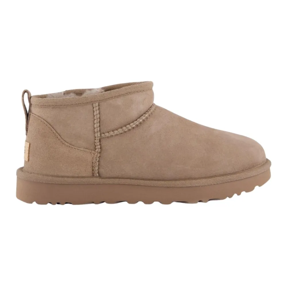 Støvler<UGG Klassiske Ultra Mini Caribou Støvler Brun