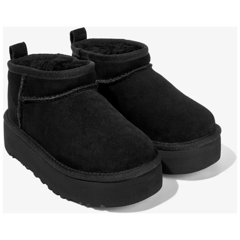 Støvler<UGG Klassiske Ultra Mini Platform e Støvler Sort