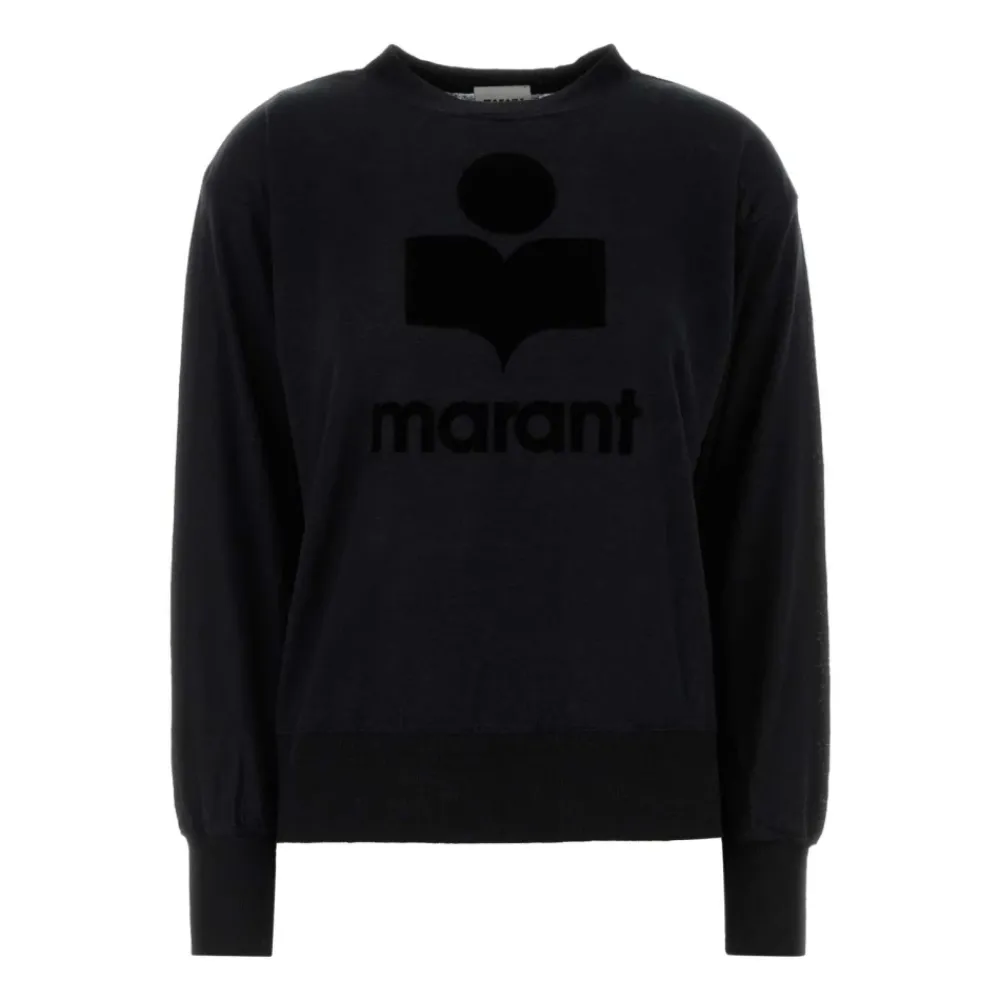 Sweatshirts^Marant étoile Klowia T-shirt Sort