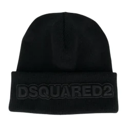 Huer, Kasketter & Hatte<Dsquared2 Knit Hat M084 Sort