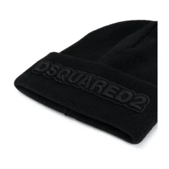 Huer, Kasketter & Hatte<Dsquared2 Knit Hat M084 Sort