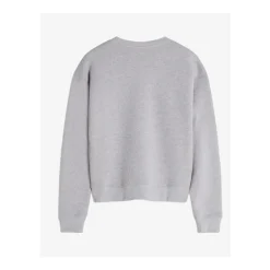 Sweatshirts<Maison Kitsuné Komfortabel Sweatshirt med Maison Kitsune Håndskrift Grå