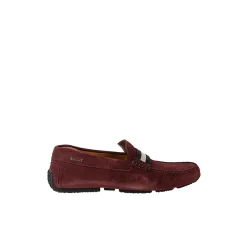 Loafers<Bally Komfortable Loafers i Ruskind Rød