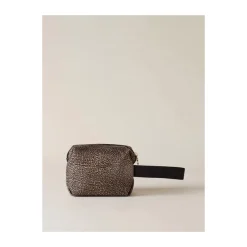 Toilettasker<Borbonese Kompakt Nylon Toilet Taske Brun