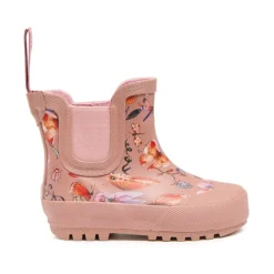 Gummistøvler^Angulus Kort Gummistøvle - Sommerfugleprint Pink