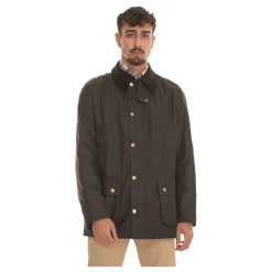 Jakker<Barbour Kort Harrington jakke med fløjl krave Grøn