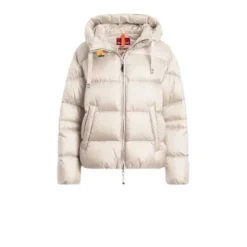 Jakker<Parajumpers Kort Moonbean Hættejakke Kvinder Beige