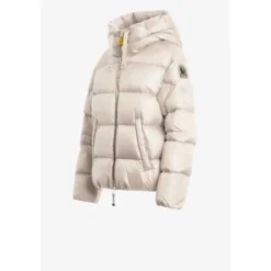 Jakker<Parajumpers Kort Moonbean Hættejakke Kvinder Beige