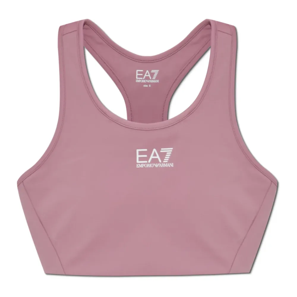 T-Shirts & Toppe^Emporio Armani EA7 Kort træningstop Pink
