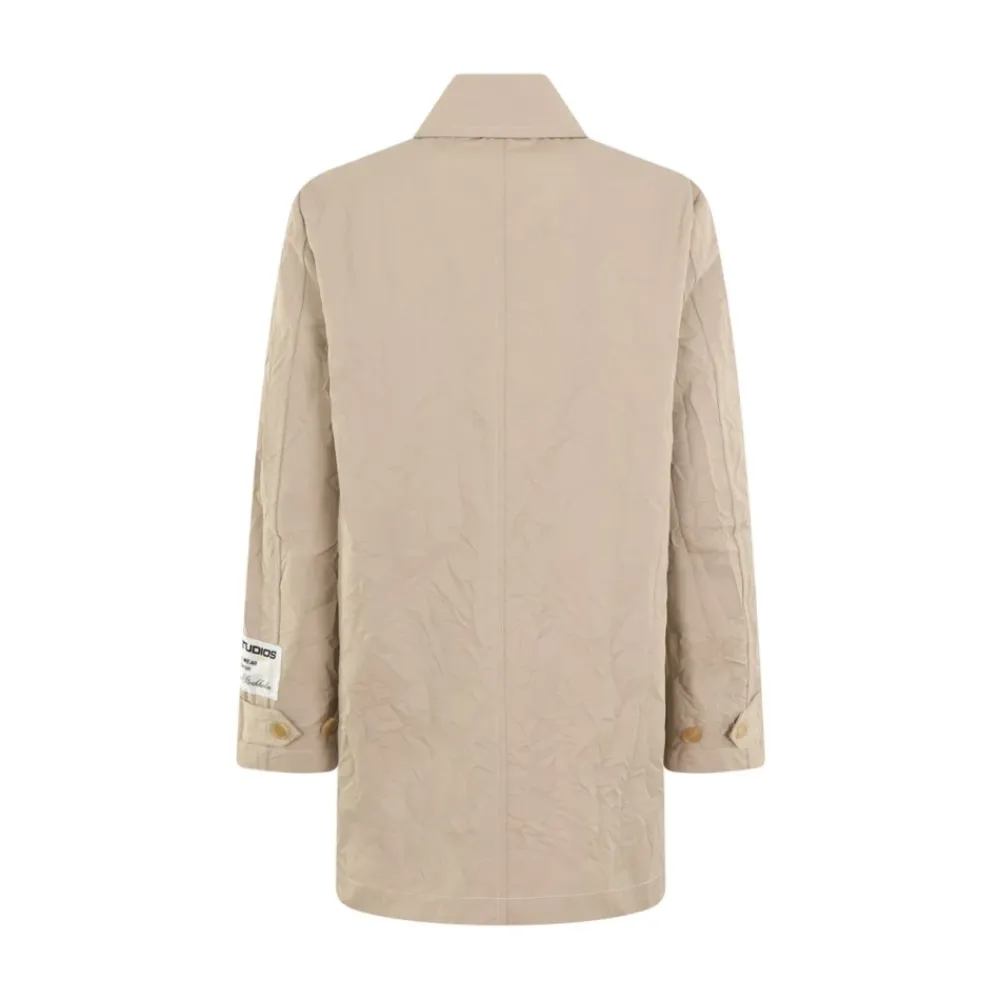 Frakker<Acne Studios Krøllet Trench Coat Beige