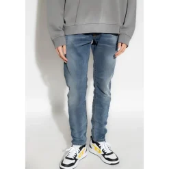 Jeans^Diesel KROOLEY-E-NE Jeans Blå