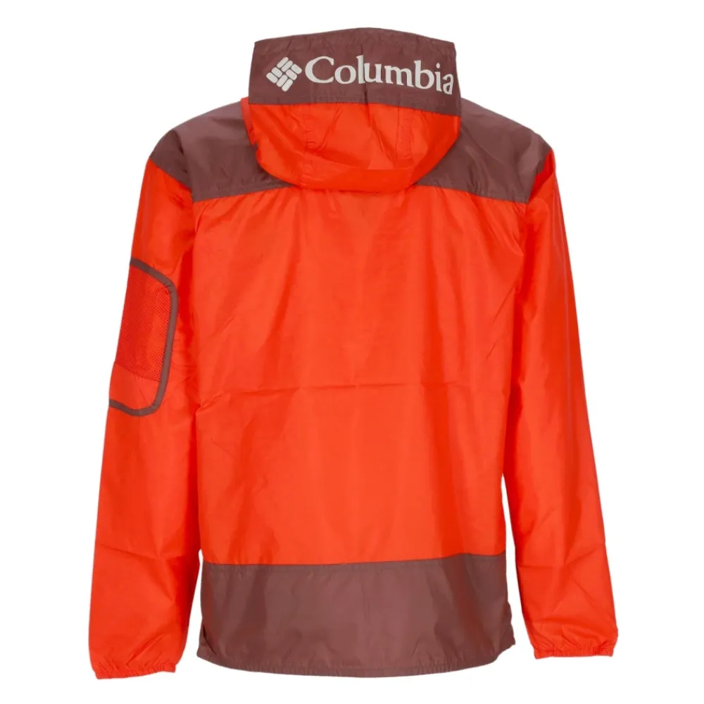 Skaljakker^Columbia Krydret Windbreaker med Justerbar Hætte Orange