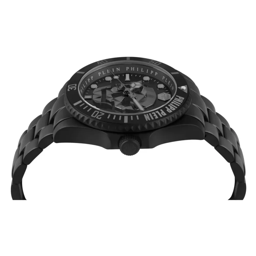 Ure^Philipp Plein $kull Diver 44mm ur Sort