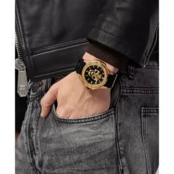 Ure^Philipp Plein $KULL Titan Gold Watch Sort