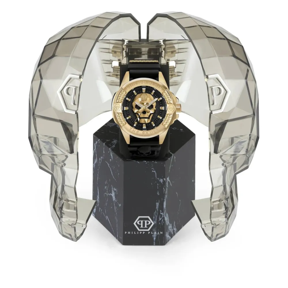 Ure^Philipp Plein $KULL Titan Gold Watch Sort