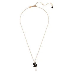 Smykker<Swarovski Kvinders Vedhæng Svane Sort Rosaguld Legering Lag SWAN 5678045 Pink