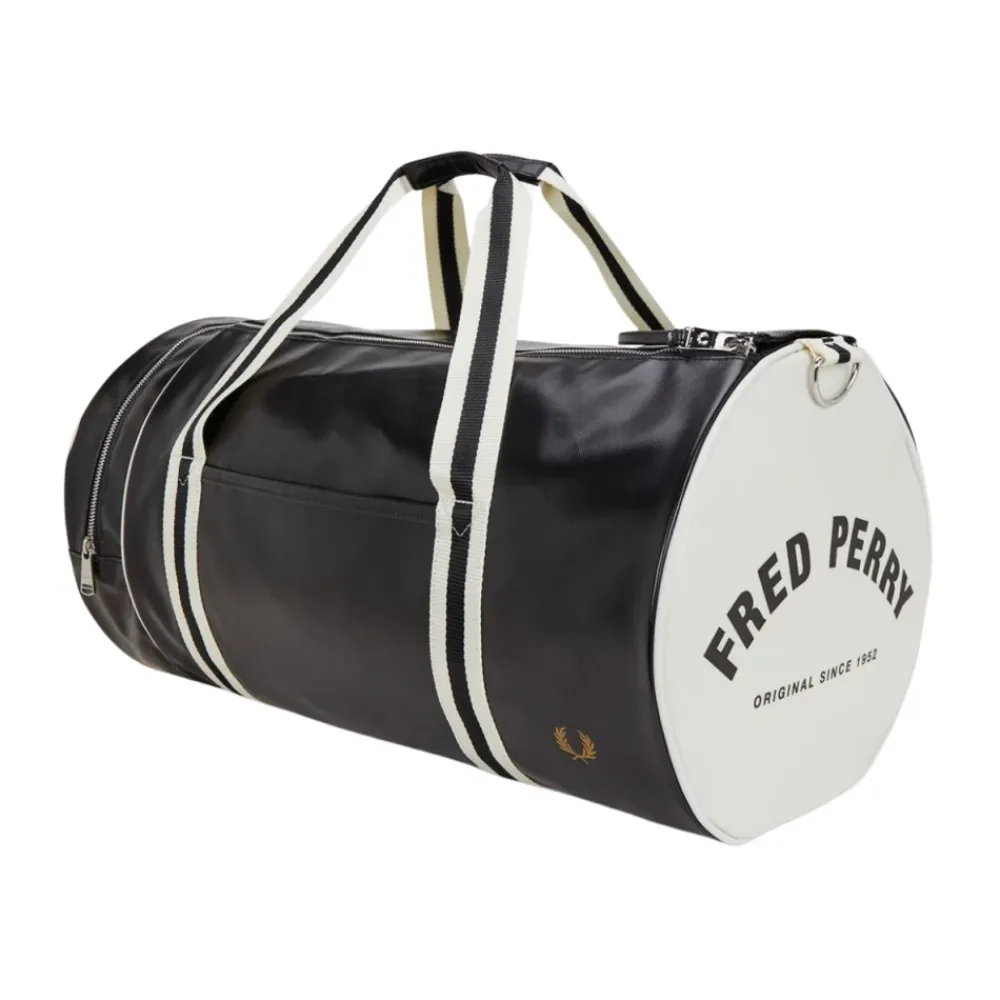 Rejsetasker<Fred Perry L9266 D57 Oversized Weekendtaske Sort