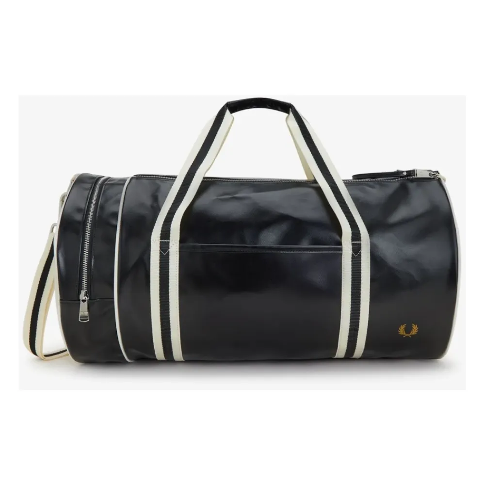 Rejsetasker<Fred Perry L9266 D57 Oversized Weekendtaske Sort
