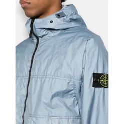 Skaljakker<Stone Island 3L TC Hooded Jacket Blå