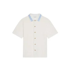 Skjorter^Drole de Monsieur La Chemise Monogramme Hvid