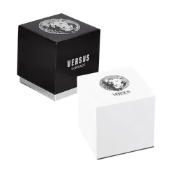 Ure<Versus Versace Léa Dameur Blå Læderrem Gul