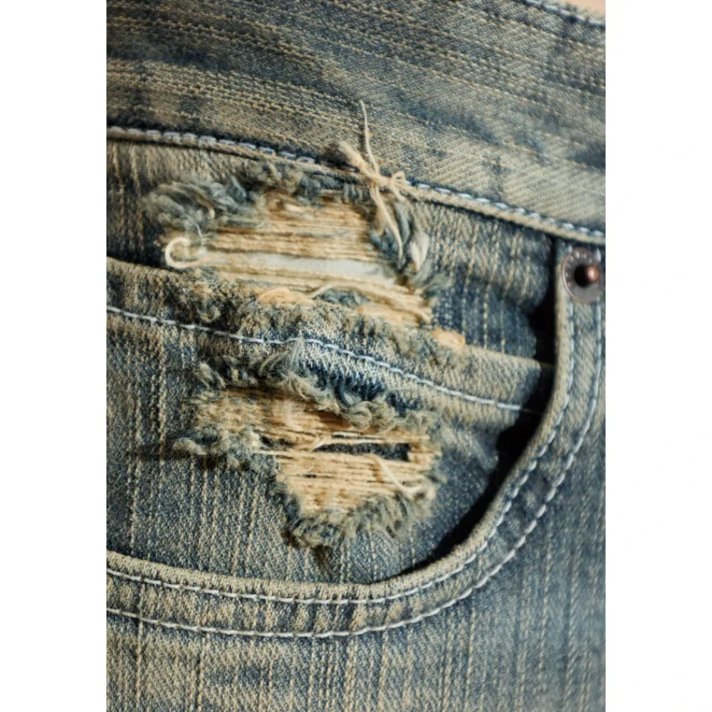Jeans^Balenciaga Lace Flared Capri Blå