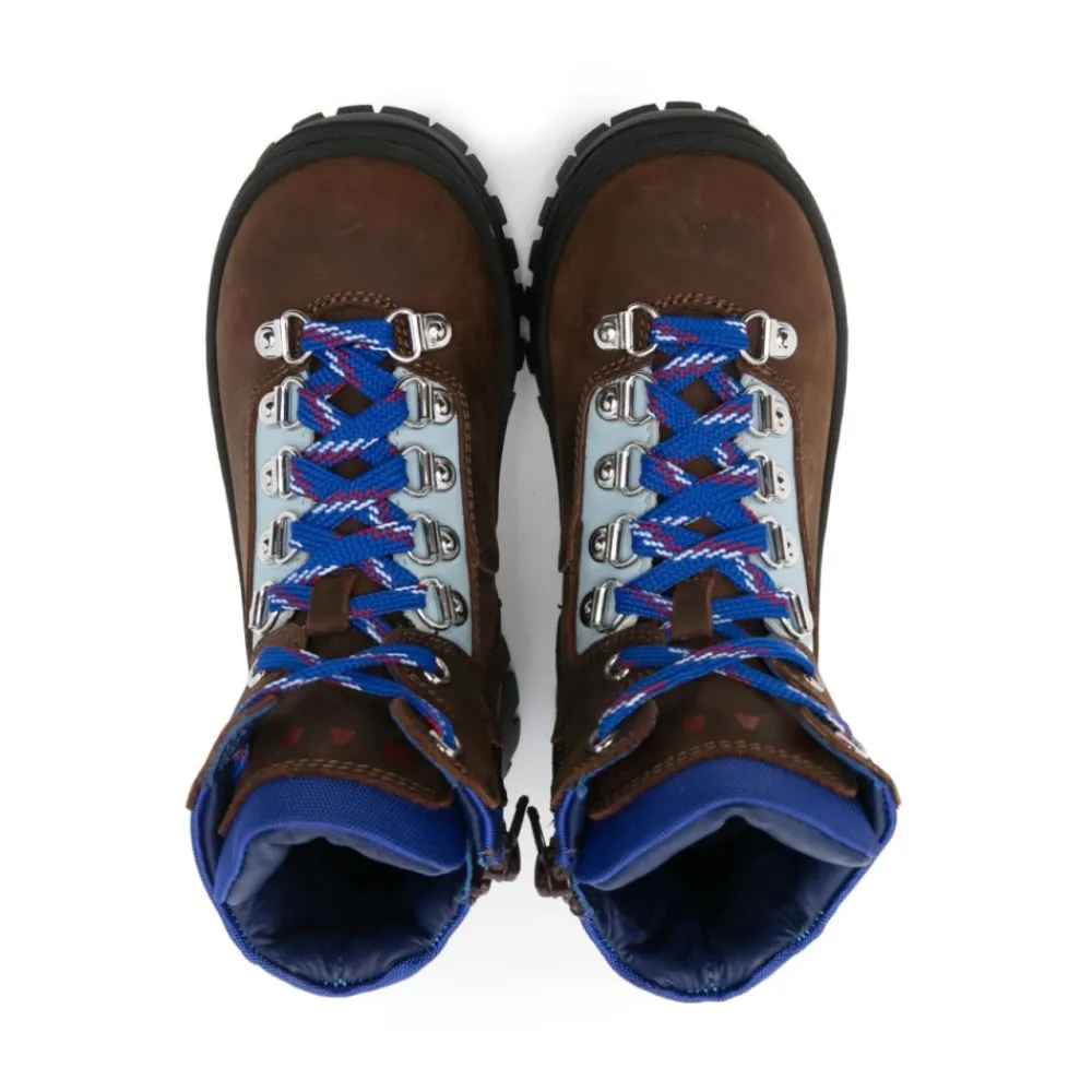 Støvler^Marni Lace-up Støvler med Profilsål Brun