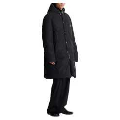 Frakker^Balmain Lang Dunjakke i Nylon Sort