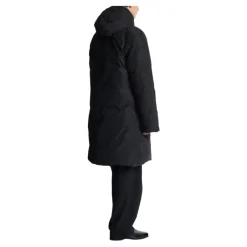 Frakker^Balmain Lang Dunjakke i Nylon Sort