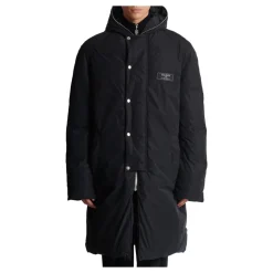 Frakker^Balmain Lang Dunjakke i Nylon Sort