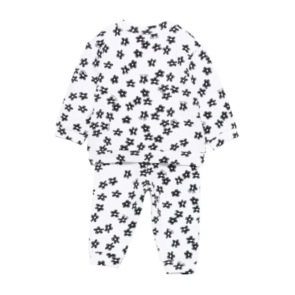 Bodystocking & Sæt<Marc Jacobs Langærmet jakke, T-shirt og leggings sæt Hvid