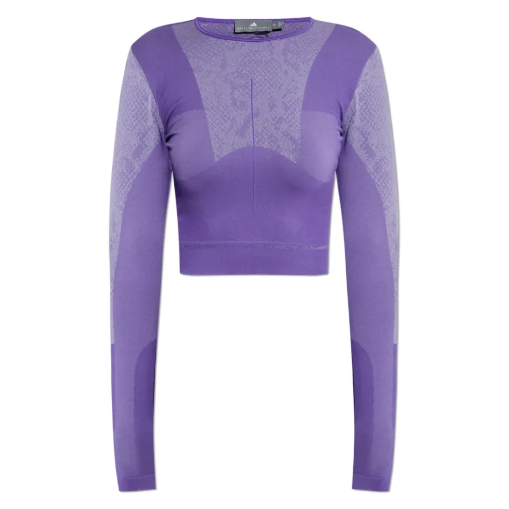 T-Shirts & Toppe|Træningstrøjer<Adidas by Stella McCartney Langærmet træningstop Lilla