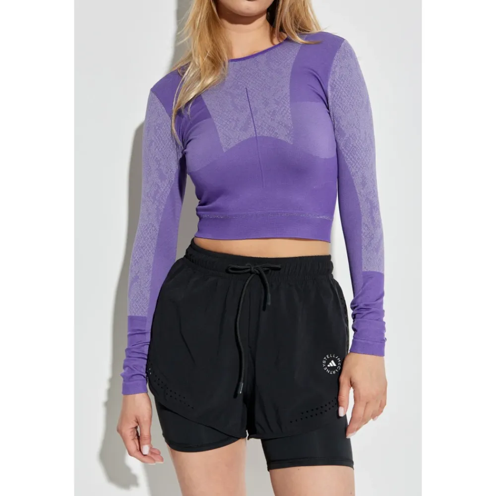 T-Shirts & Toppe|Træningstrøjer<Adidas by Stella McCartney Langærmet træningstop Lilla